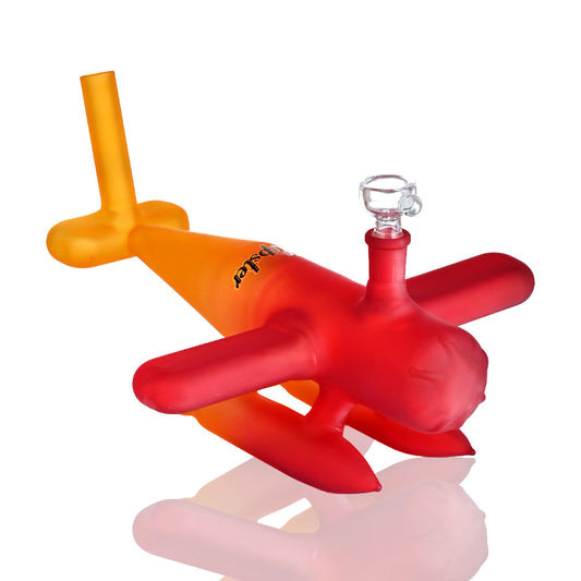 Hipster 11 x 9.5 inch Galaxy Flight Glass Water Pipe GS038