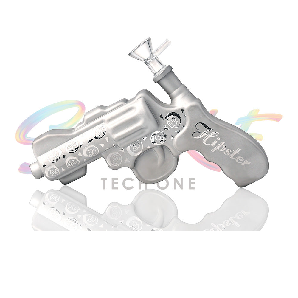Hipster 7 inch Pistol Glass Water Pipe – GS045 - Smoke Tech One LLC