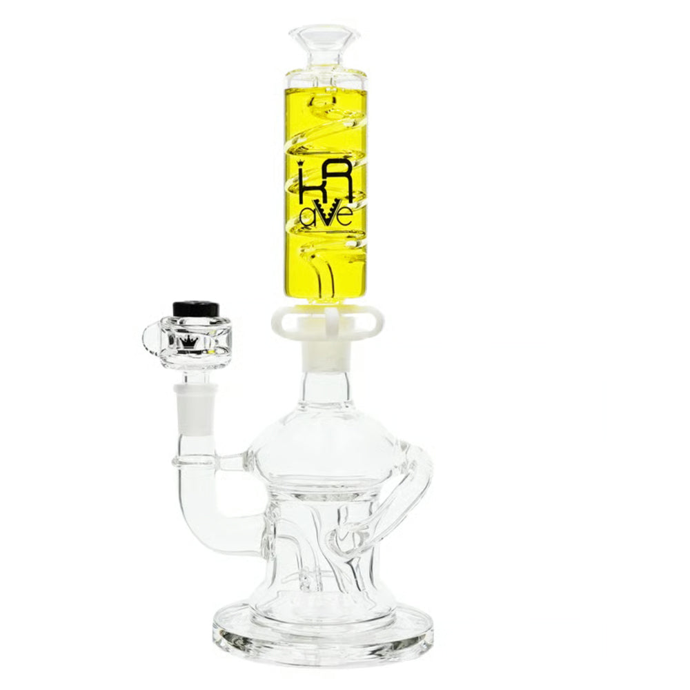 Neon Loop Recycler Bong HK307