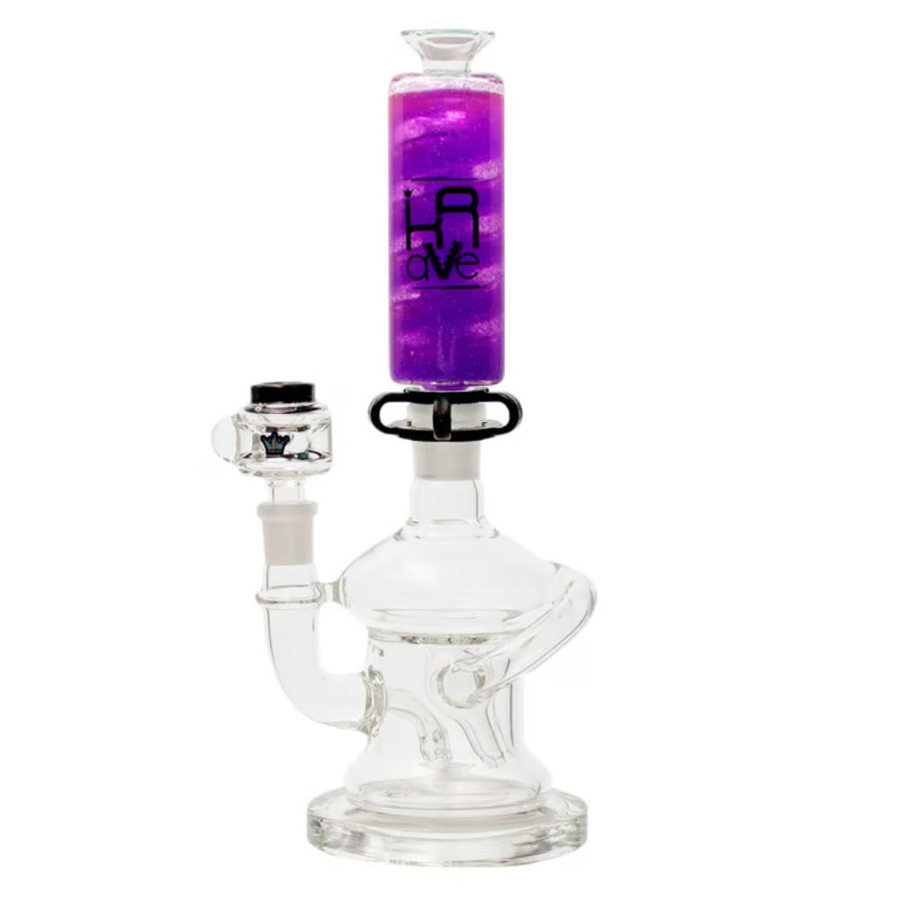 Neon Loop Recycler Bong HK307