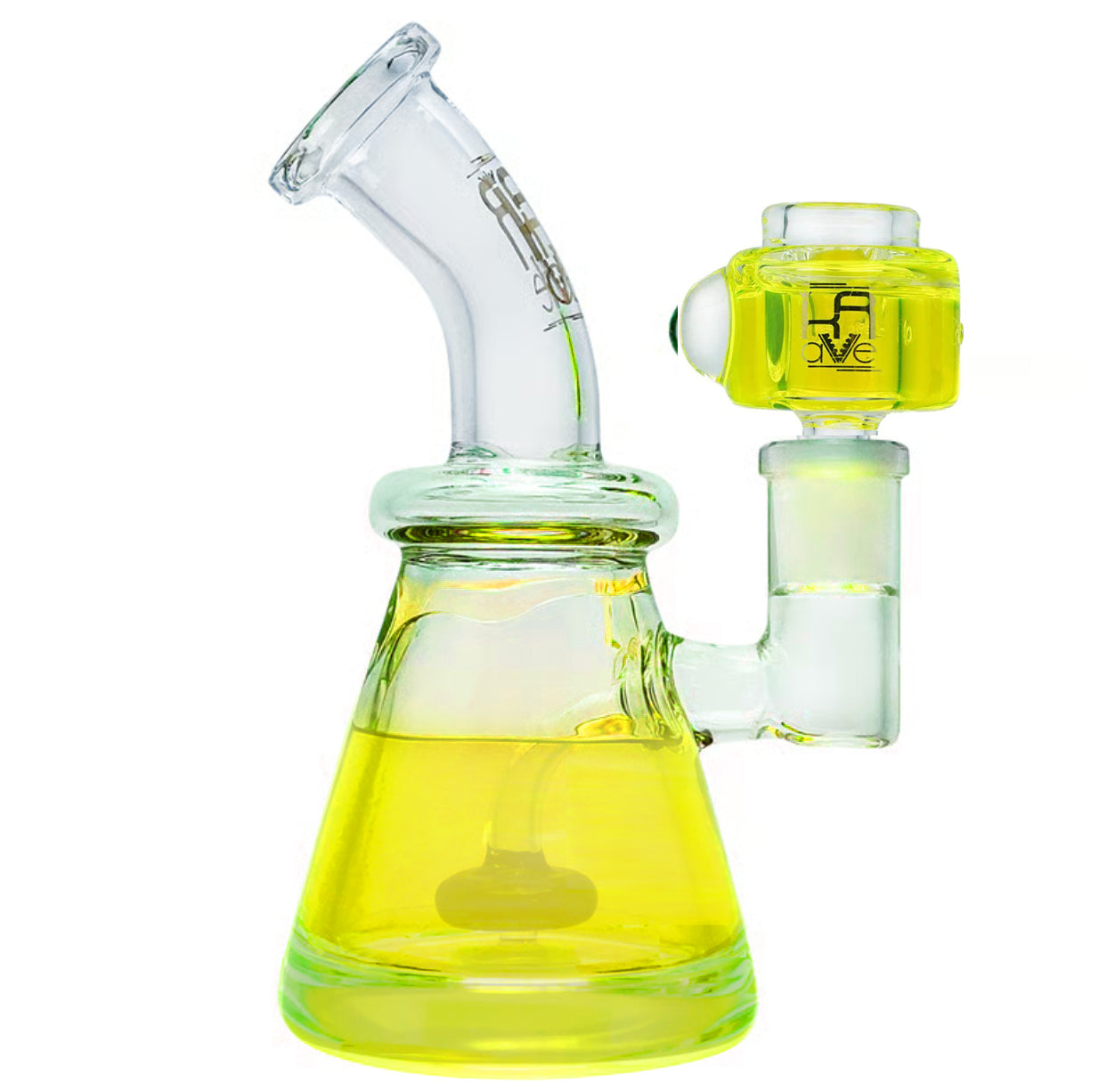 NeonGlow Recycler Water Pipe HK384 - Smoke Tech One LLC