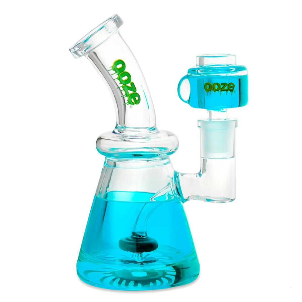 NeonGlow Recycler Water Pipe HK384 - Smoke Tech One LLC