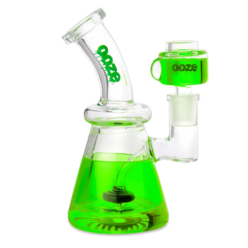 NeonGlow Recycler Water Pipe HK384 - Smoke Tech One LLC