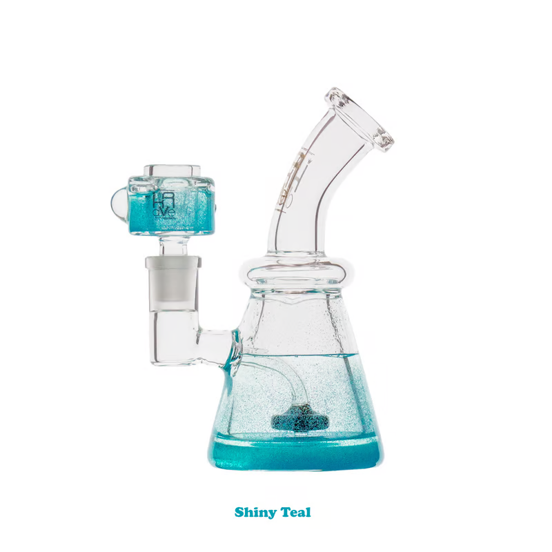 NeonGlow Recycler Water Pipe HK384 - Smoke Tech One LLC