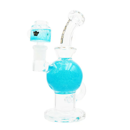 Neon Orb Recycler Glass Rig HK552