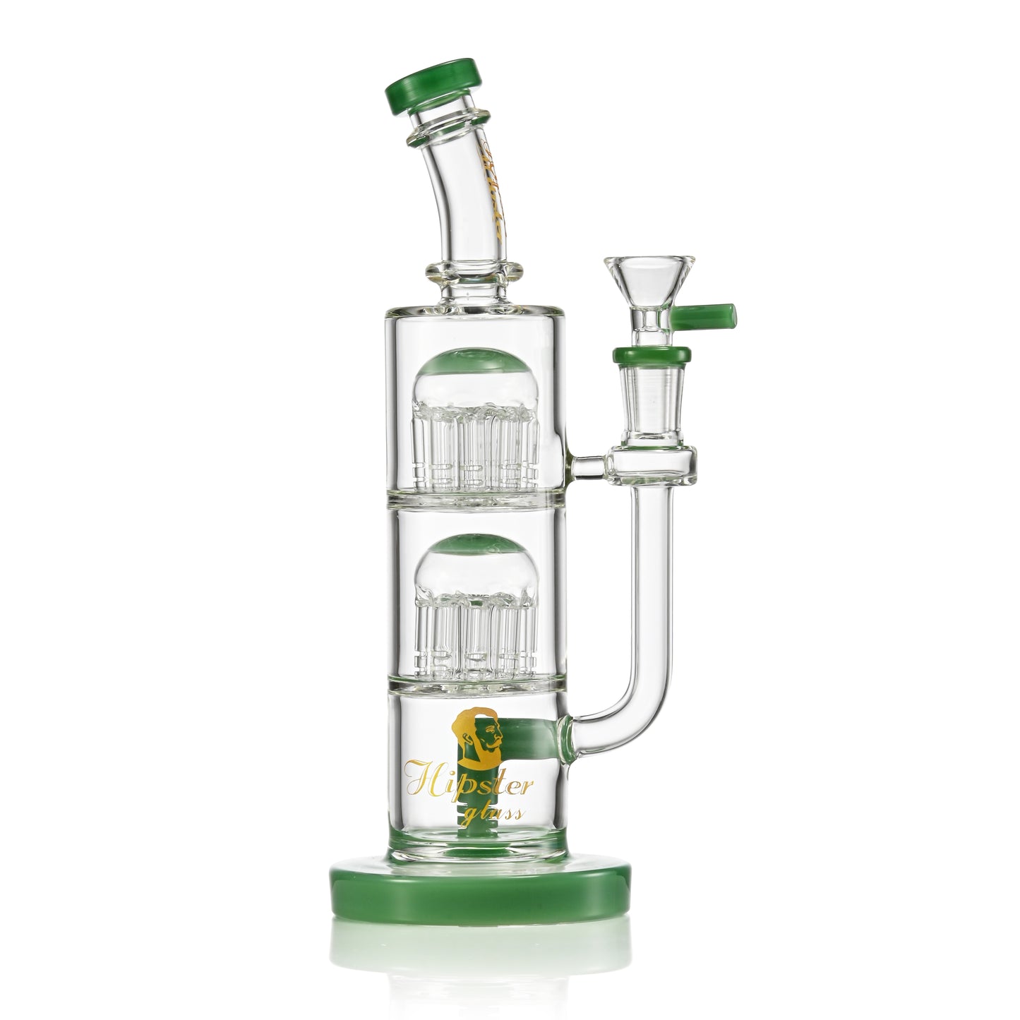 Hipster double-level 10" water pipe HP-032