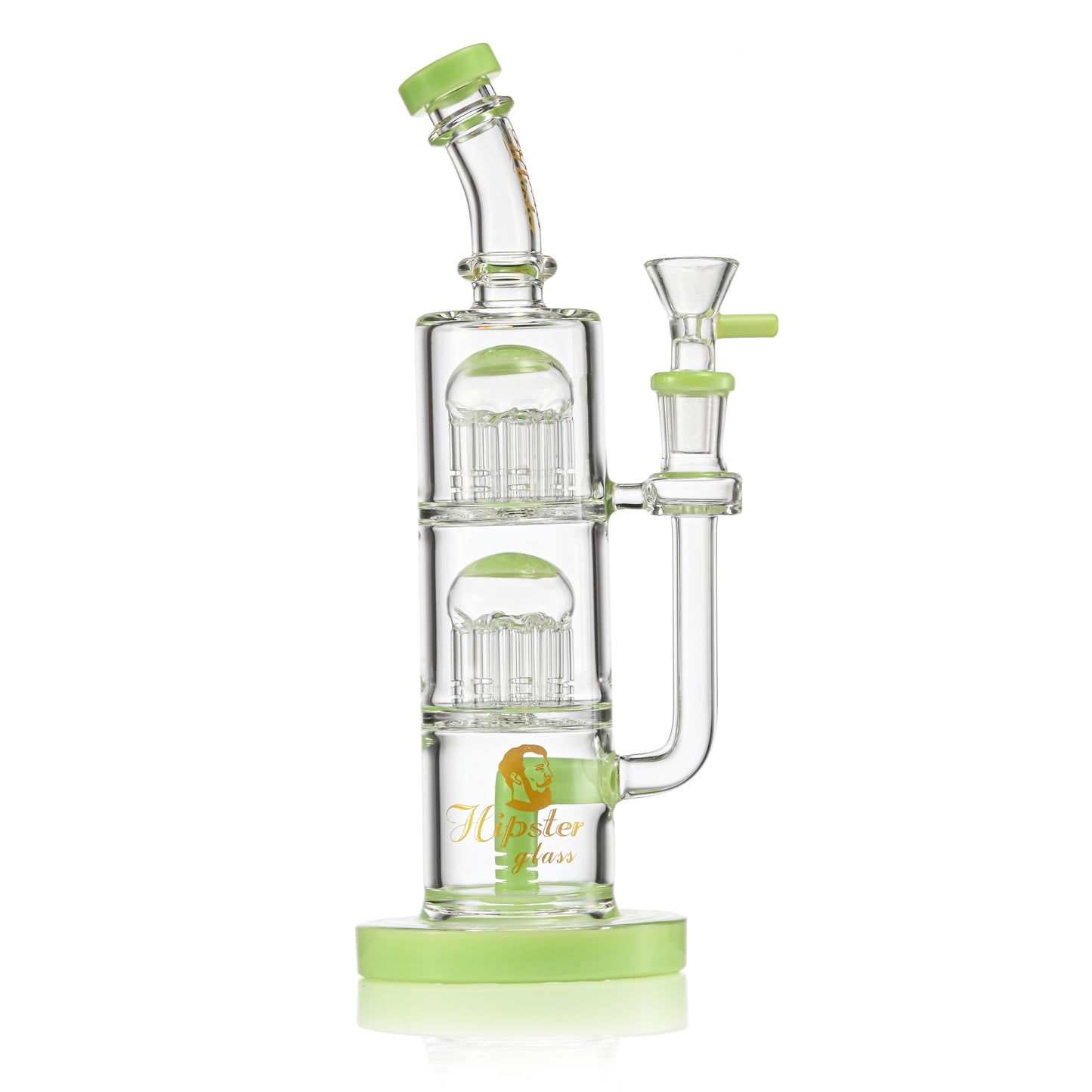 Hipster double-level 10" water pipe HP-032