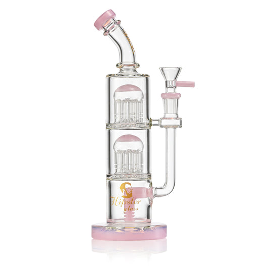 Hipster double-level 10" water pipe HP-032