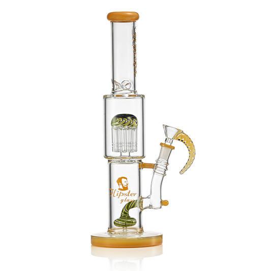 14-inch piece 8-arm color tree perc HP-029 - Smoke Tech One LLC