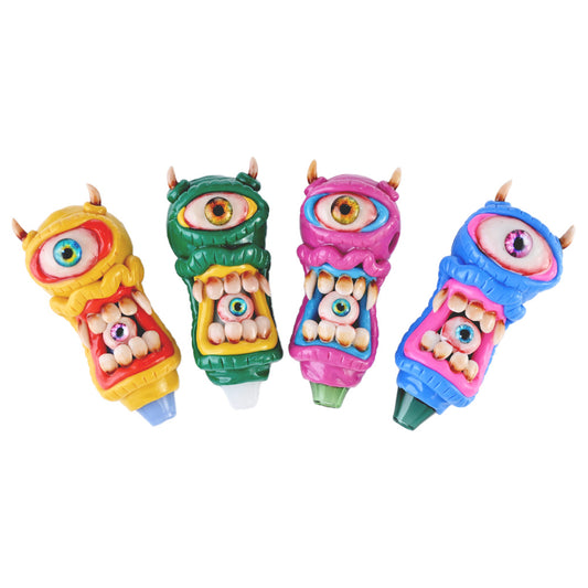 Hipster Double-Eyed Monster Spoon Pipe HP054