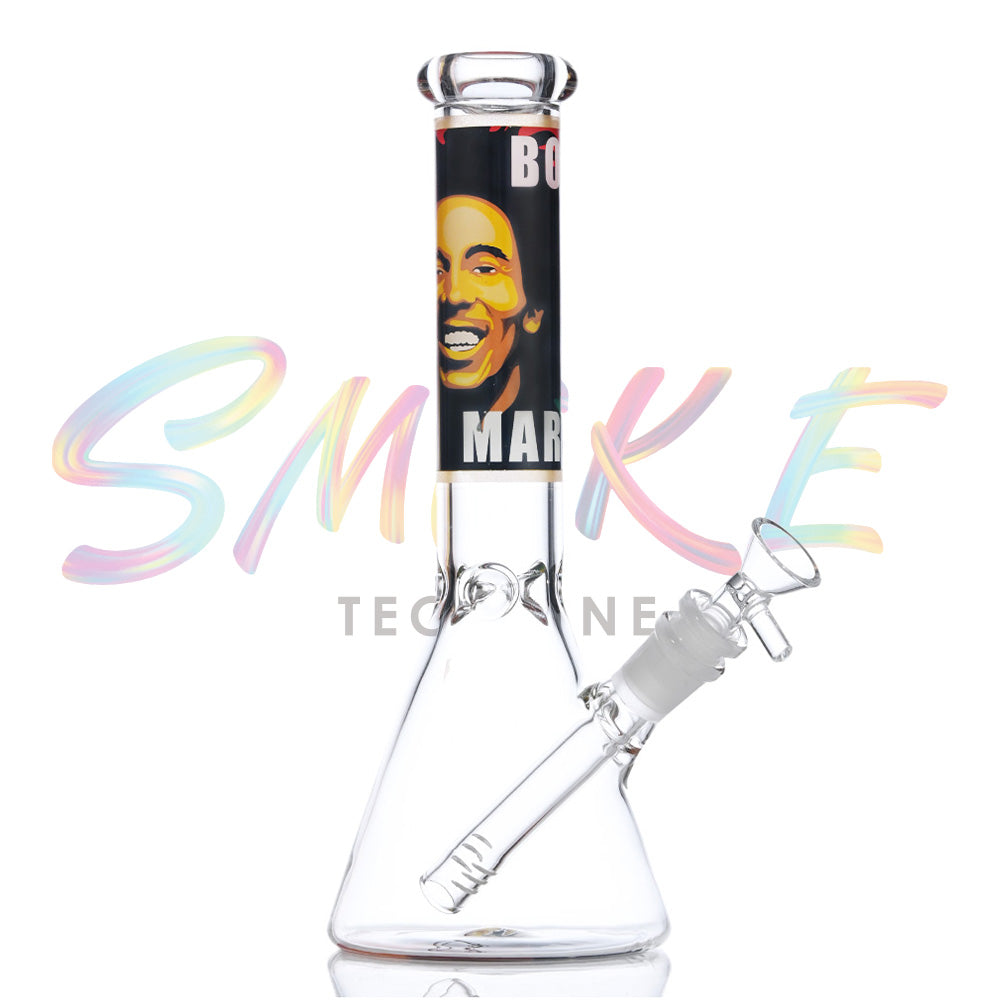 10 inch Hipster "Reggae Legend" Glass Water Pipe HP063 - Smoke Tech One LLC