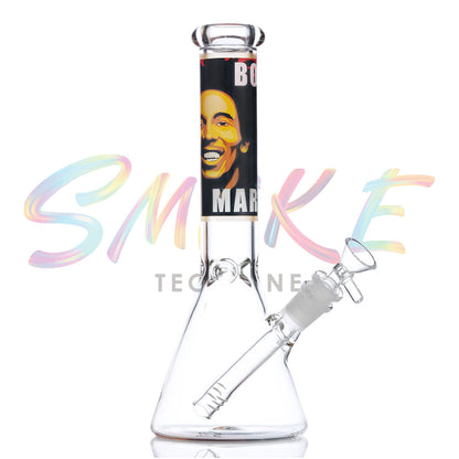 10 inch Hipster "Reggae Legend" Glass Water Pipe HP063 - Smoke Tech One LLC
