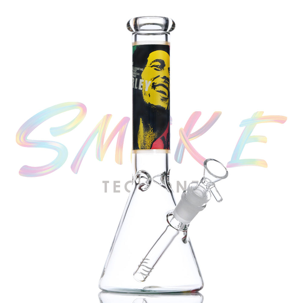 10 inch Hipster "Reggae Legend" Glass Water Pipe HP063 - Smoke Tech One LLC