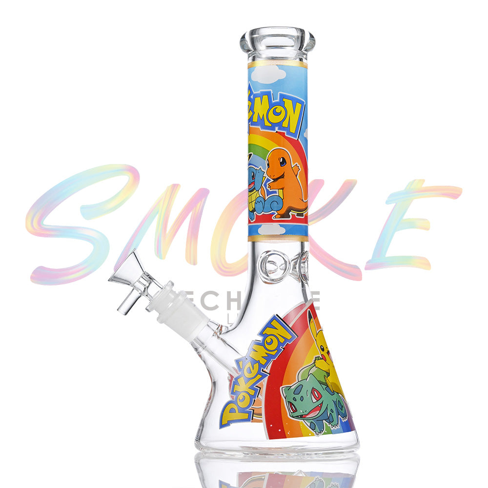 10 inch Glow-in-the-Dark Cartoon Beaker Bong  HP066 - Smoke Tech One LLC