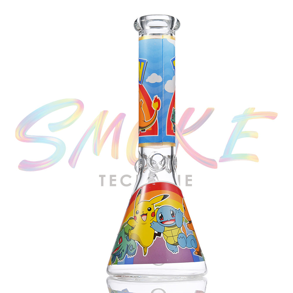 10 inch Glow-in-the-Dark Cartoon Beaker Bong  HP066 - Smoke Tech One LLC