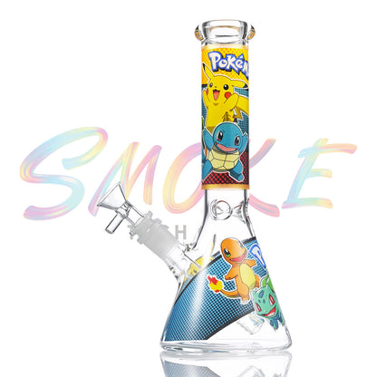 10 inch Glow-in-the-Dark Cartoon Beaker Bong  HP066 - Smoke Tech One LLC