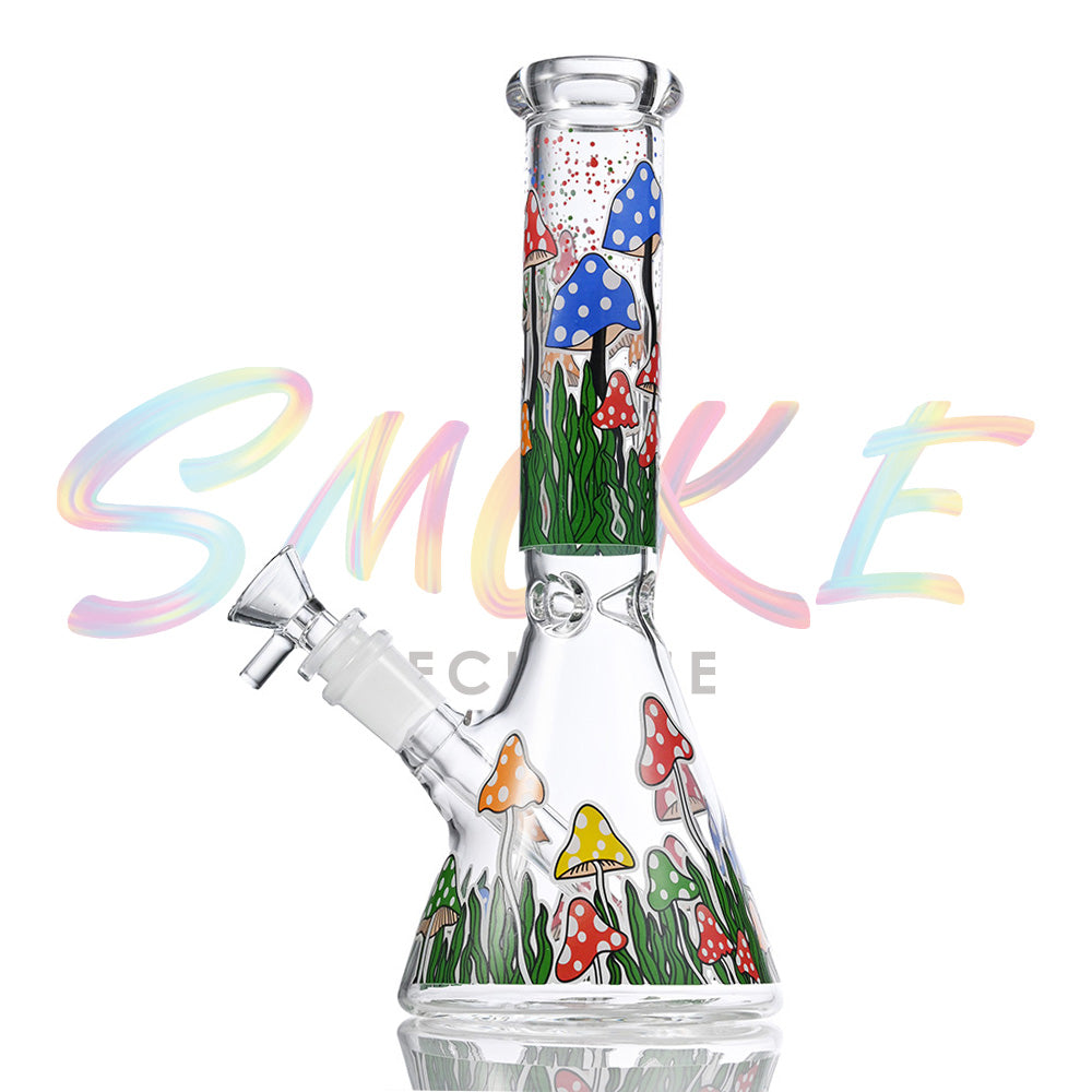 10 inch Glow-in-the-Dark Winter Character Beaker Bong HP068 - Smoke Tech One LLC