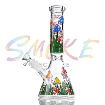 10 inch Glow-in-the-Dark Winter Character Beaker Bong HP068 - Smoke Tech One LLC