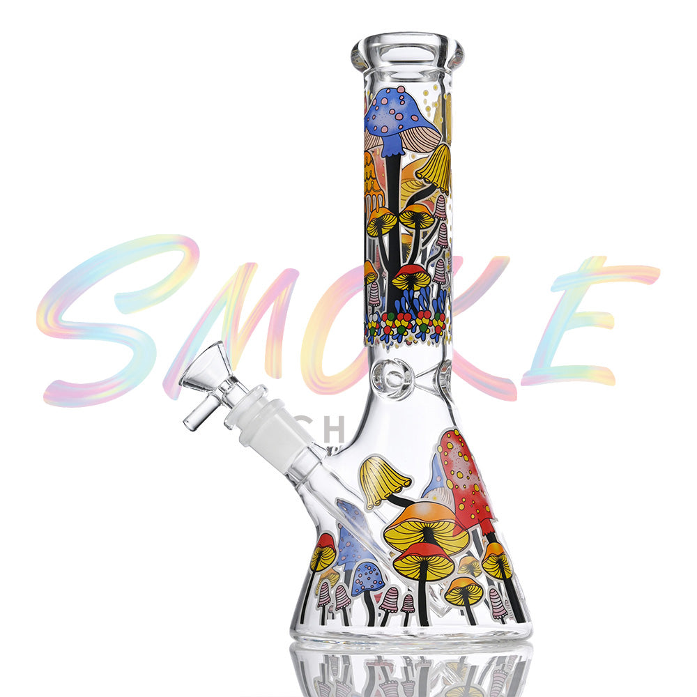 10 inch Glow-in-the-Dark Winter Character Beaker Bong HP068 - Smoke Tech One LLC