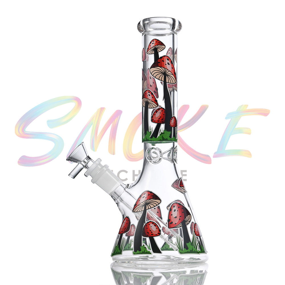 10 inch Glow-in-the-Dark Winter Character Beaker Bong HP068 - Smoke Tech One LLC