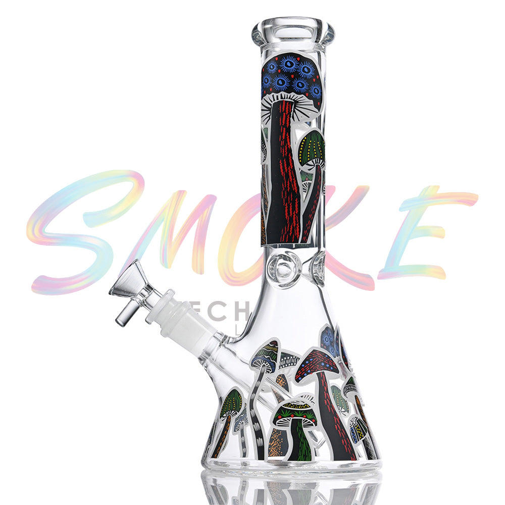 10 inch Glow-in-the-Dark Winter Character Beaker Bong HP068 - Smoke Tech One LLC