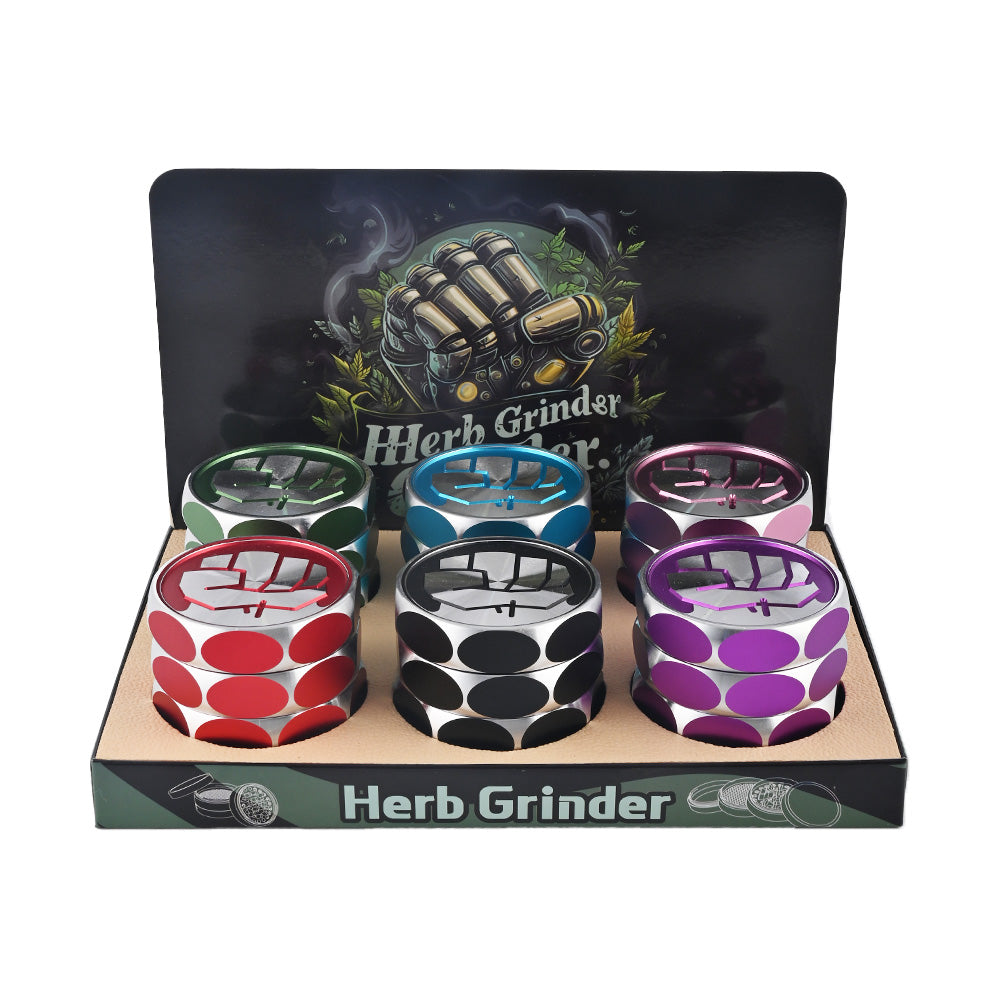 Herb Grinder 4-Piece HU013 - Smoke Tech One LLC