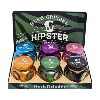 Hipster 4-Piece Herb Grinder HU018 - Smoke Tech One LLC