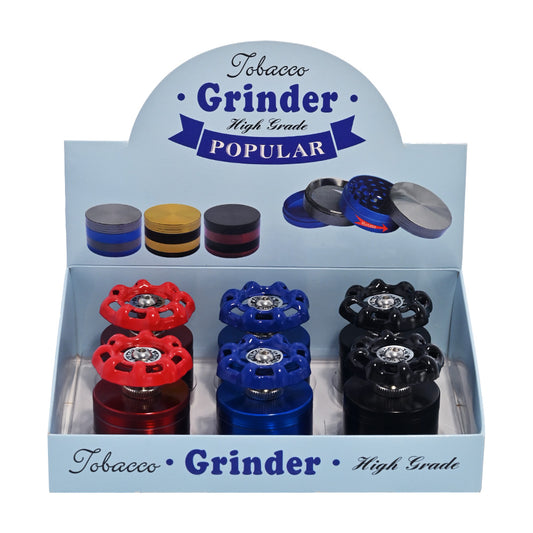 Hipster Aluminum Tire Rim Herb Grinder HX850-4FM