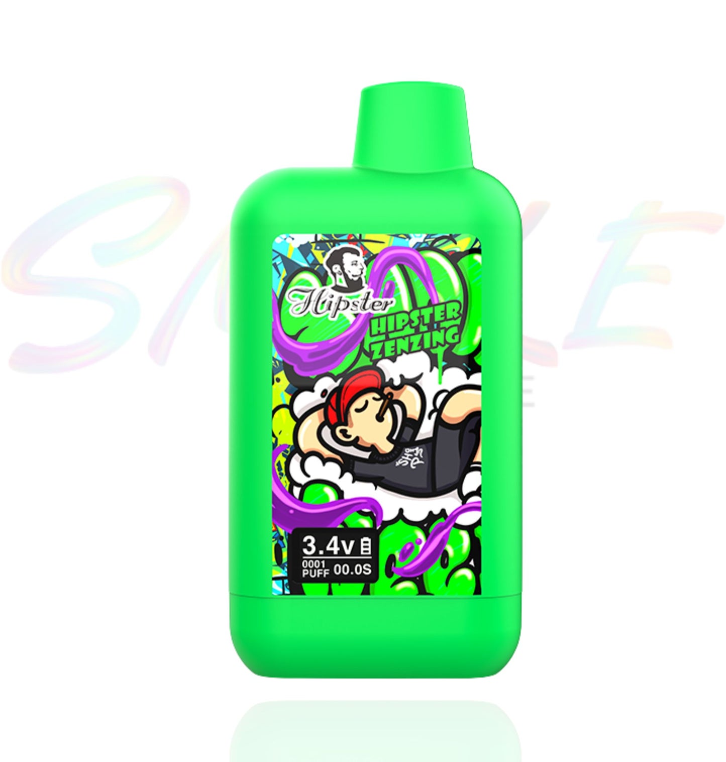 Hipster Zenzing 510 Cartridge Battery – Variable Voltage, Type-C Fast Charging (Magnetic Bottom)