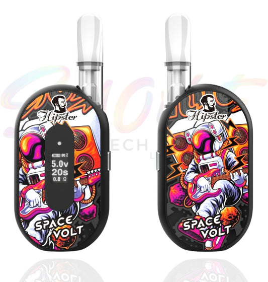 Hipster VOLT 510 Thread Battery – 650mAh Wireless + Type-C Charging, Preheat/Sesh Mode (LED Screen)