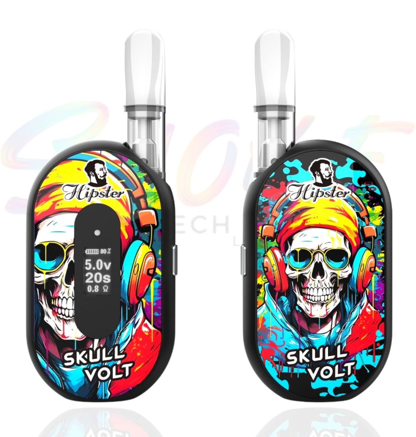 Hipster VOLT 510 Thread Battery – 650mAh Wireless + Type-C Charging, Preheat/Sesh Mode (LED Screen)