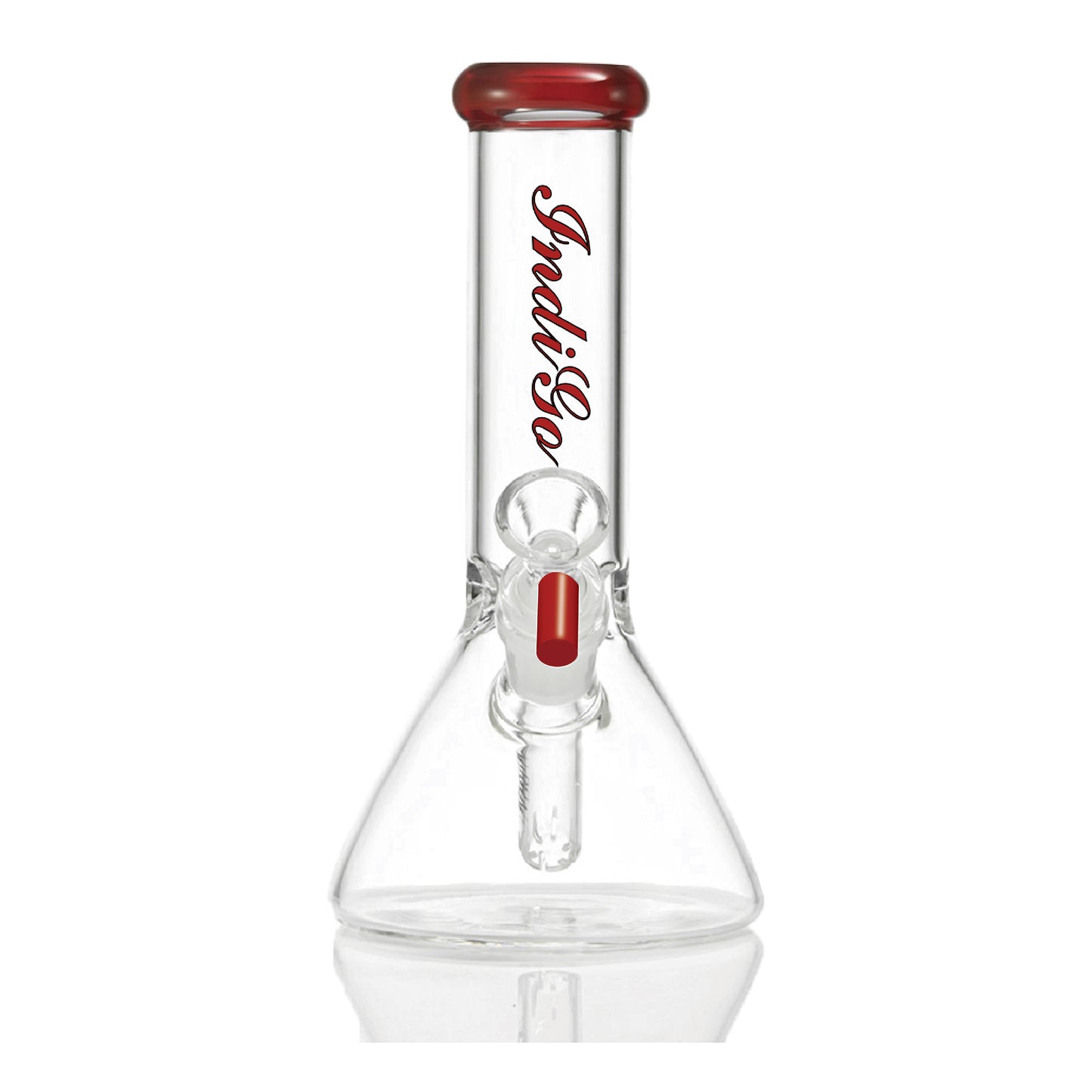 Beaker 8 inch Glass Water Pipe ID3808