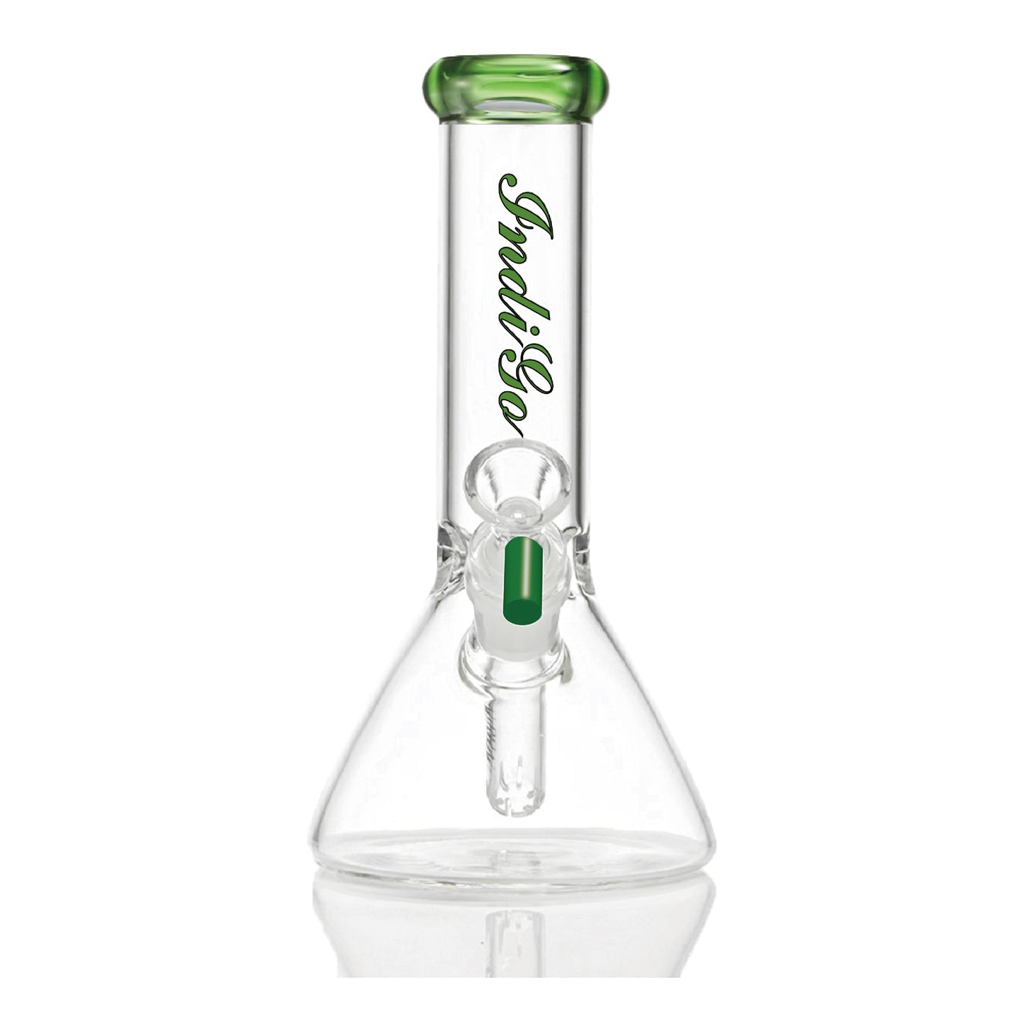 Beaker 8 inch Glass Water Pipe ID3808