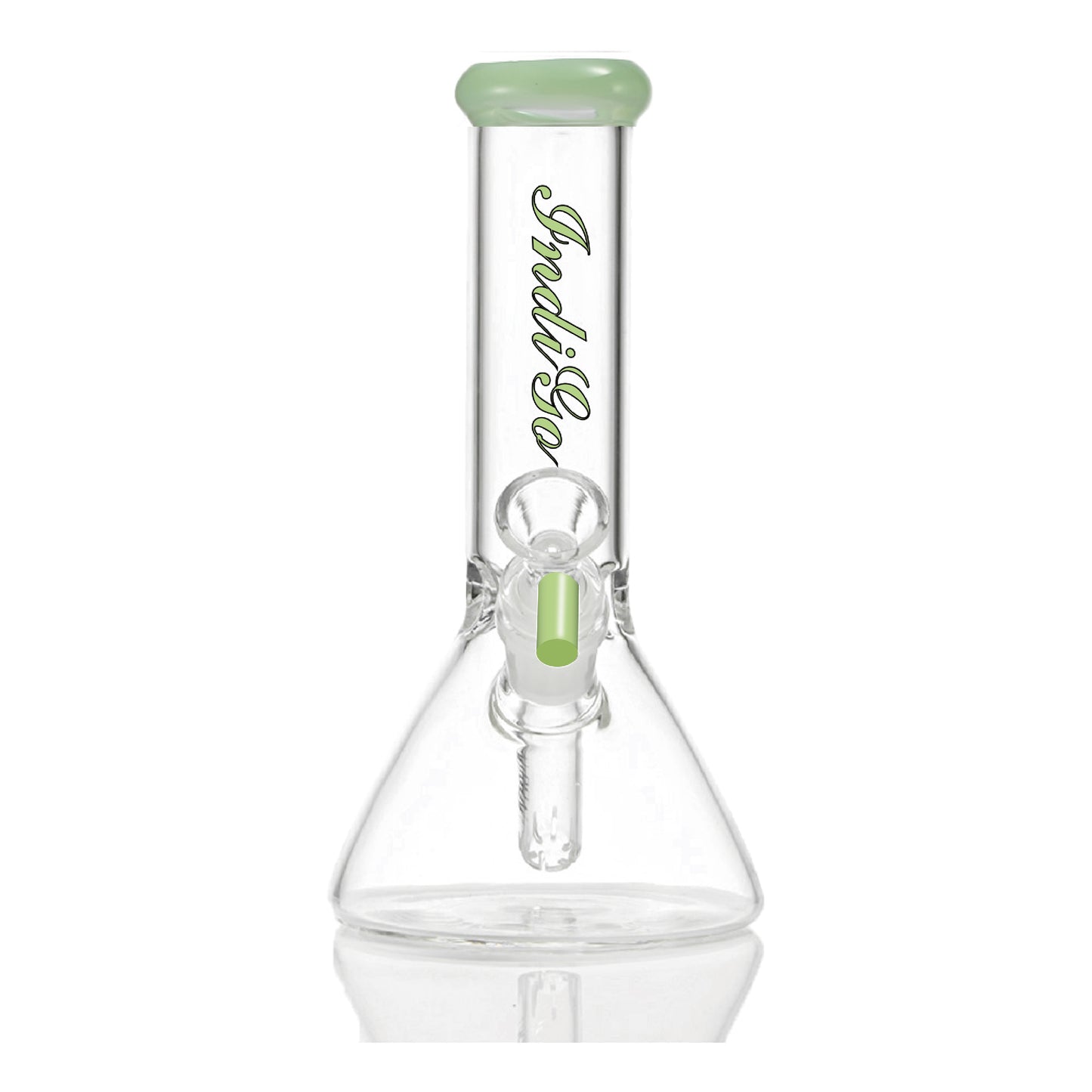 Beaker 8 inch Glass Water Pipe ID3808