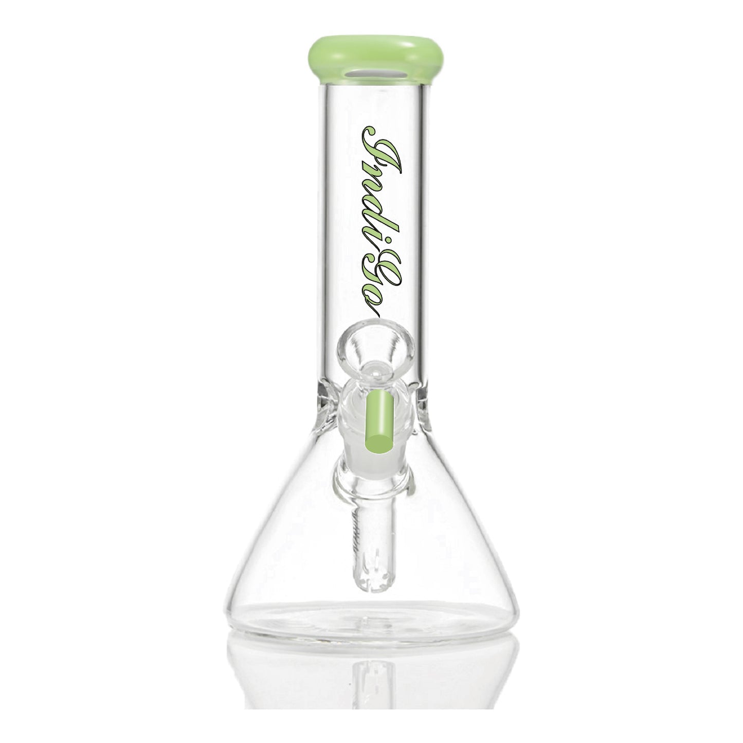 Beaker 8 inch Glass Water Pipe ID3808