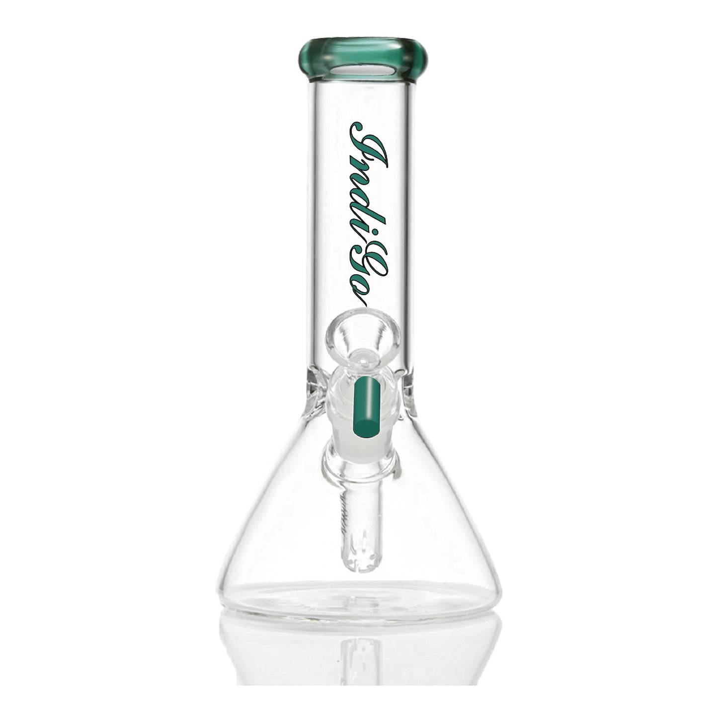 Beaker 8 inch Glass Water Pipe ID3808