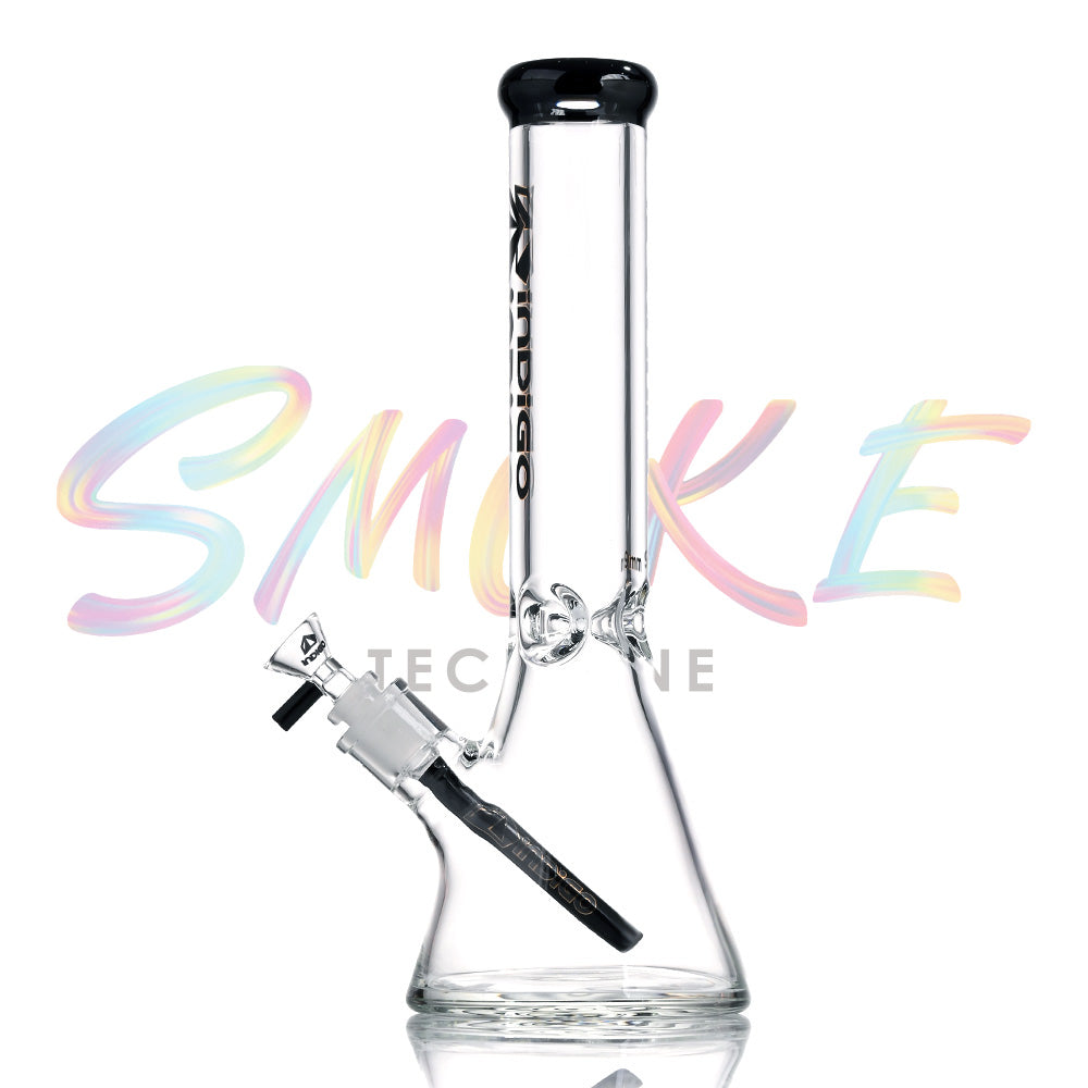 Indigo 14 Inch Vortex Strongwall Beaker Bong ID-9014B - Smoke Tech One LLC