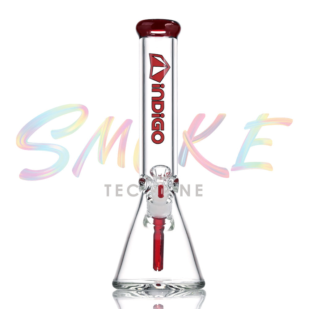 Indigo 14 Inch Vortex Strongwall Beaker Bong ID-9014B - Smoke Tech One LLC