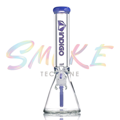 Indigo 14 Inch Vortex Strongwall Beaker Bong ID-9014B - Smoke Tech One LLC