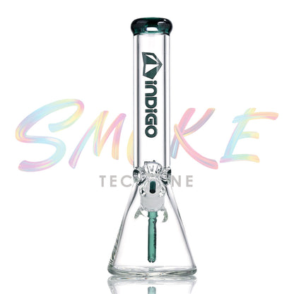 Indigo 14 Inch Vortex Strongwall Beaker Bong ID-9014B - Smoke Tech One LLC