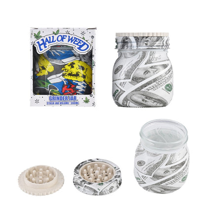 Hipster 300ML Stash & Herb Grinder JAR003