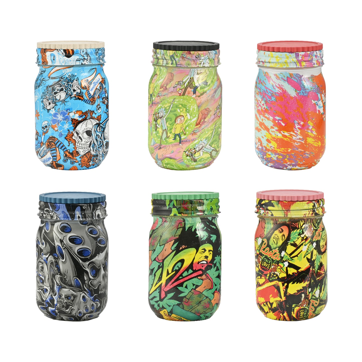 Hipster 380ML Stash & Herb Grinder JAR004