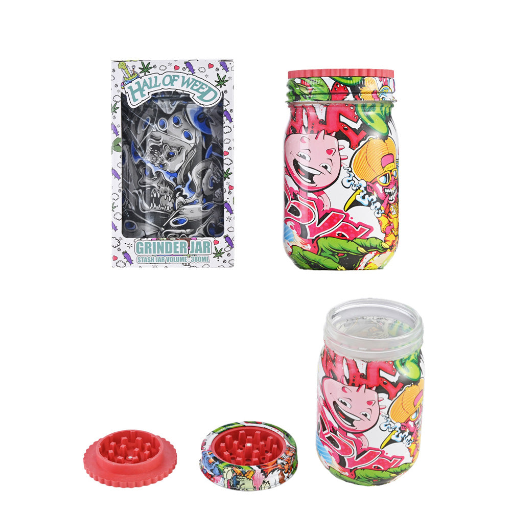 Hipster 380ML Stash & Herb Grinder JAR004