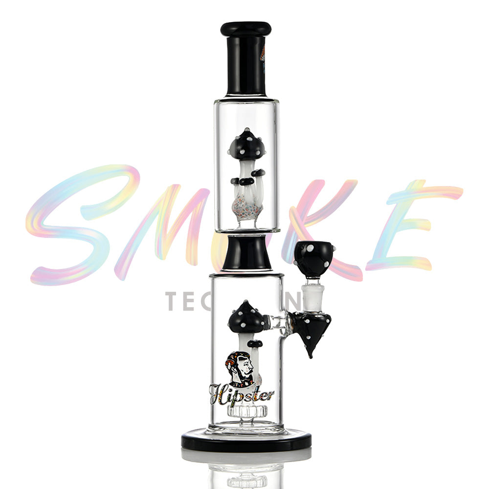 Mushroom Design Multi-Chamber Glass Water Pipe JH012