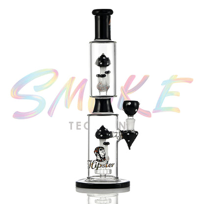 Mushroom Design Multi-Chamber Glass Water Pipe JH012