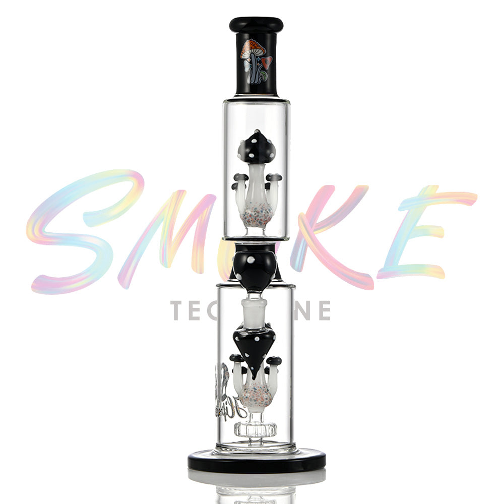 Mushroom Design Multi-Chamber Glass Water Pipe JH012