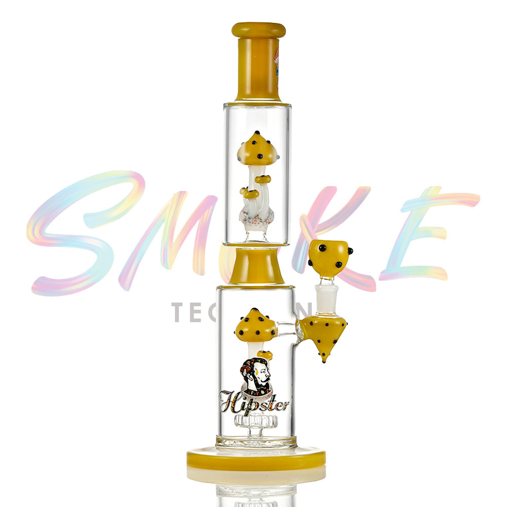 Mushroom Design Multi-Chamber Glass Water Pipe JH012