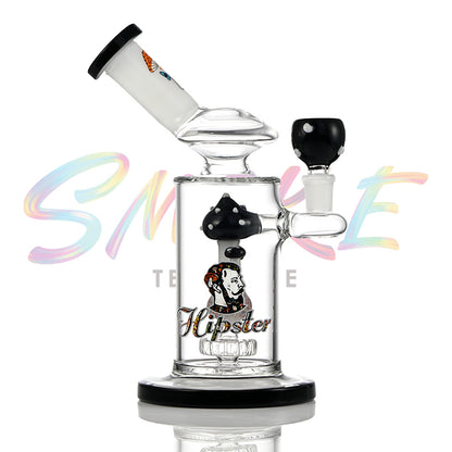 Sculpted Mushroom Chamber Glass Water Pipe JH013