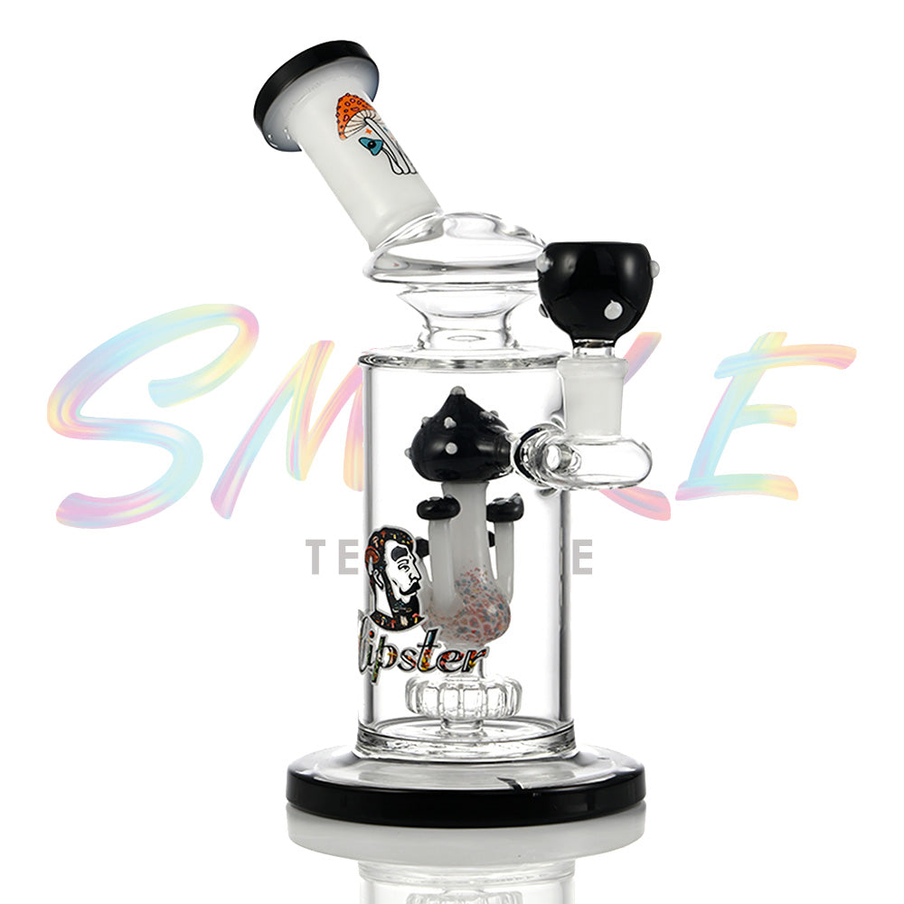 Sculpted Mushroom Chamber Glass Water Pipe JH013