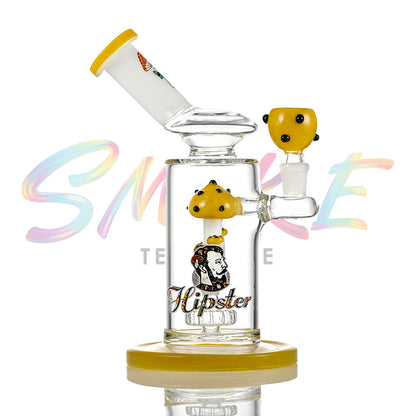 Sculpted Mushroom Chamber Glass Water Pipe JH013